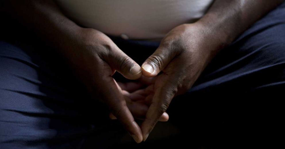 Hands in meditation