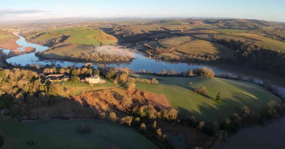 Sharpham House & landscape