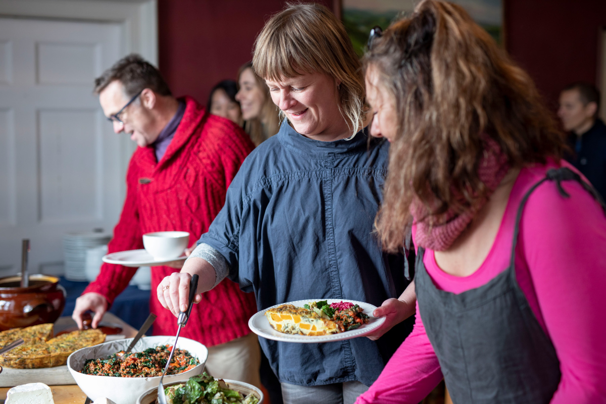 Food at Sharpham House