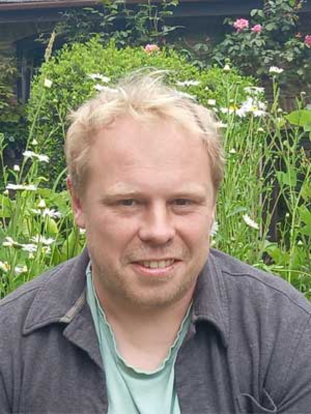 Martin Saulite, volunteer coordinator at The Barn retreat centre at Sharpham