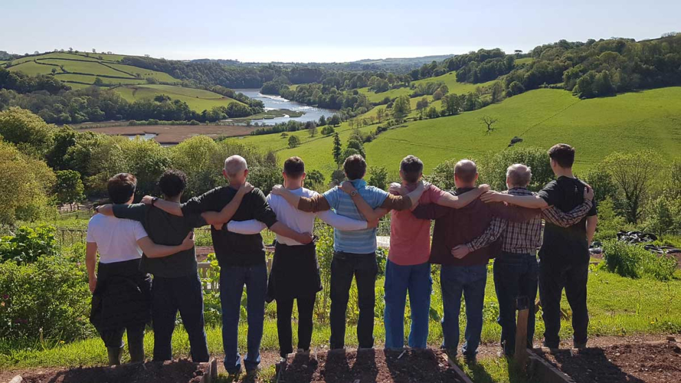Buddhist meditation retreat for men at The Barn at The Sharpham Trust