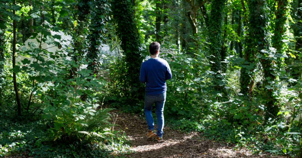 Retreatants on our Sharpham Trust meditation and mindfulness retreat for men at The Barn - Being in Brotherhood
