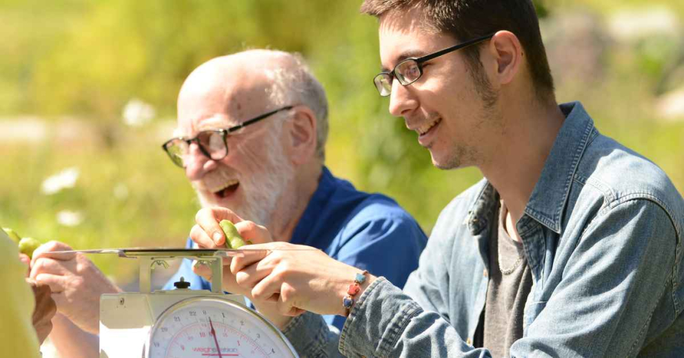 Retreatants on our Sharpham Trust meditation and mindfulness retreat for men at The Barn - Being in Brotherhood