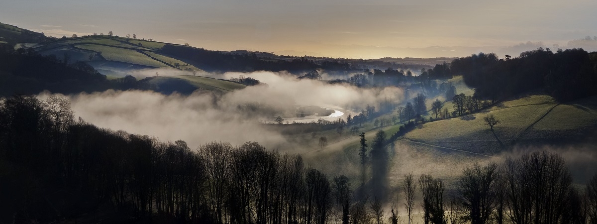 Landscape in winter