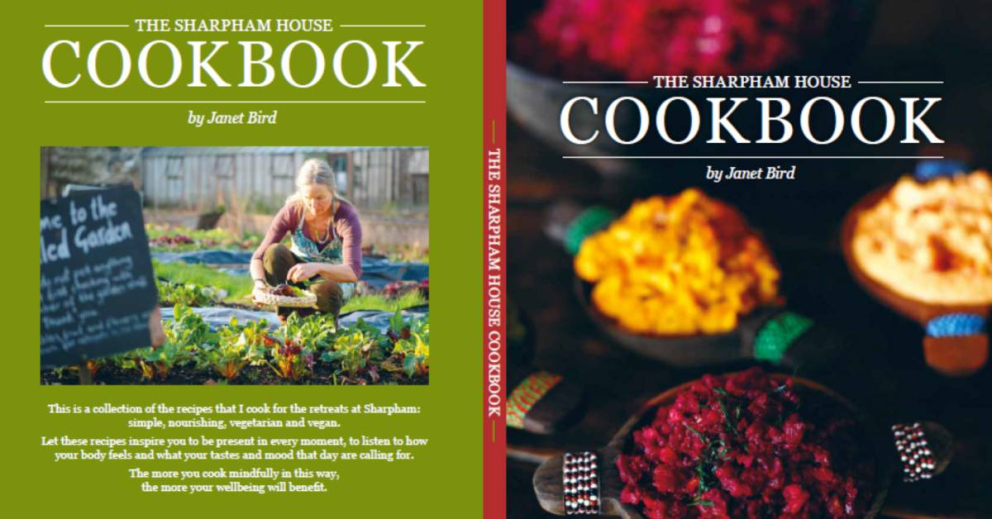 Sharpham House cookbook full of vegetarian and vegan recipes