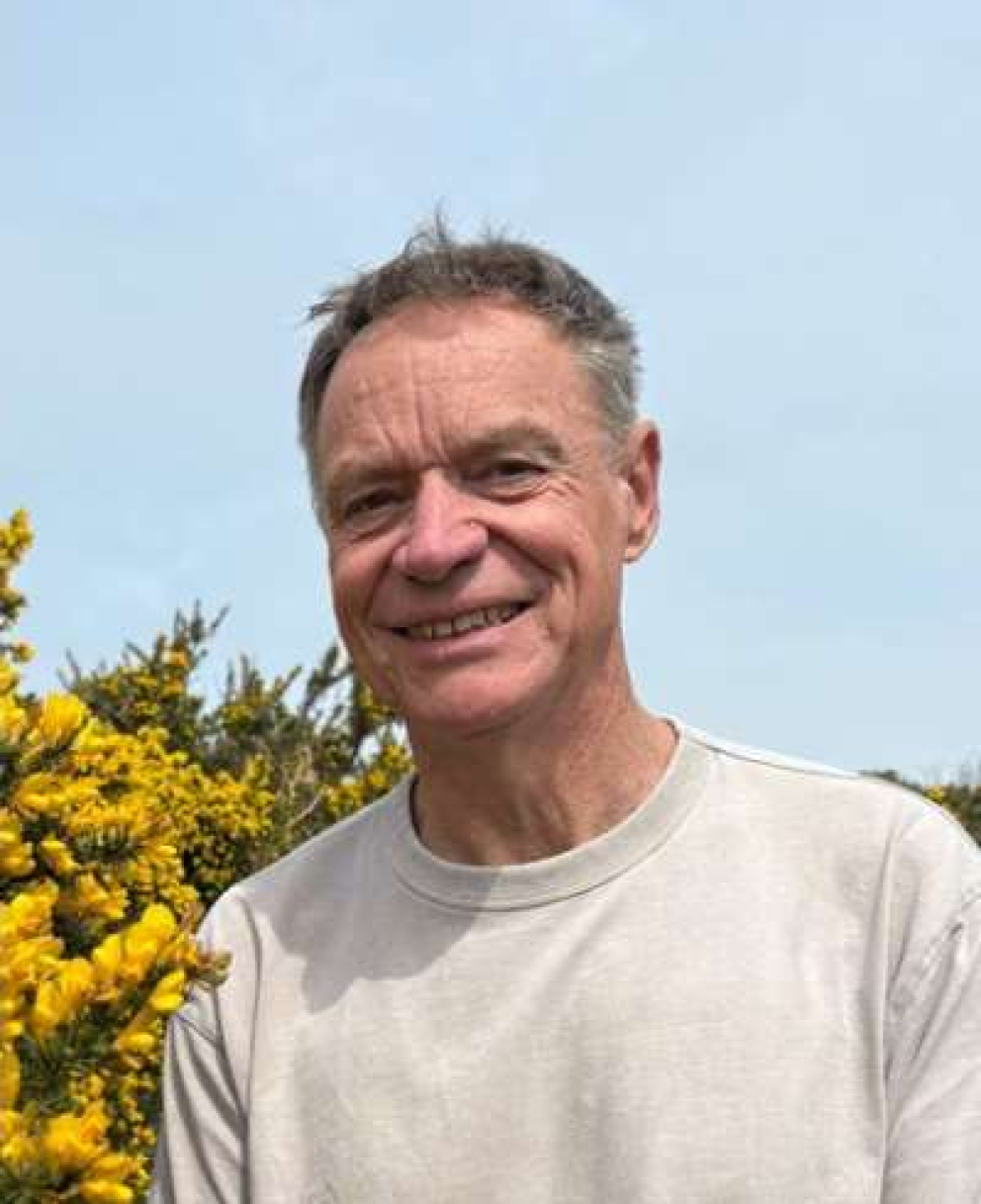Coach House volunteer retreat coordinator Leo at The Sharpham Trust