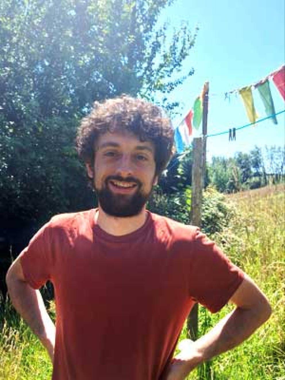 Iain Gale, Volunteer Retreat Coordinator at The Barn retreat centre at The Sharpham Trust
