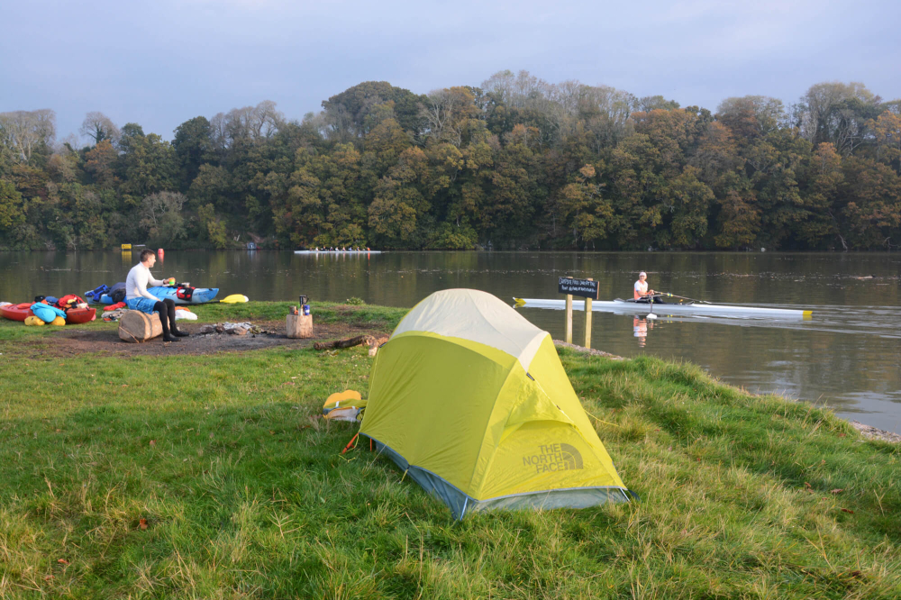 Sharpham Trust Camping on The Dart