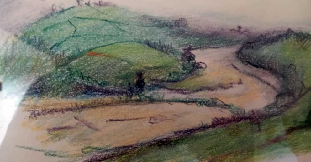 Art gifted to The Barn by retreatants