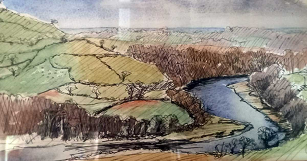 Art gifted to The Barn by retreatants