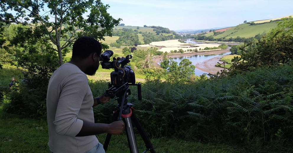 Filming at Sharpham for the BBC's Escape to the Country property programme