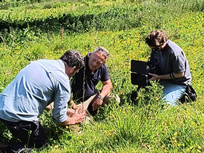 CLOSE-UP: Filming at Sharpham for the BBC's Escape to the Country property programme