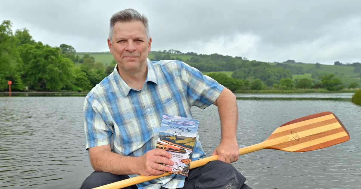 Sharpham Trust Director Julian Carnell and his book Becoming The Ocean