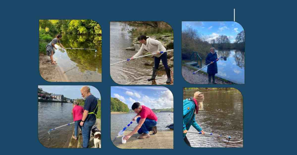 Water testing by Friends of the River Dart