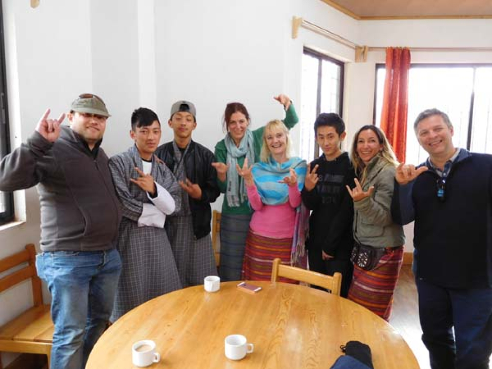 Sharpham Trust Director Julian Carnell on his visit to Bhutan, meeting young Bhutanese people.