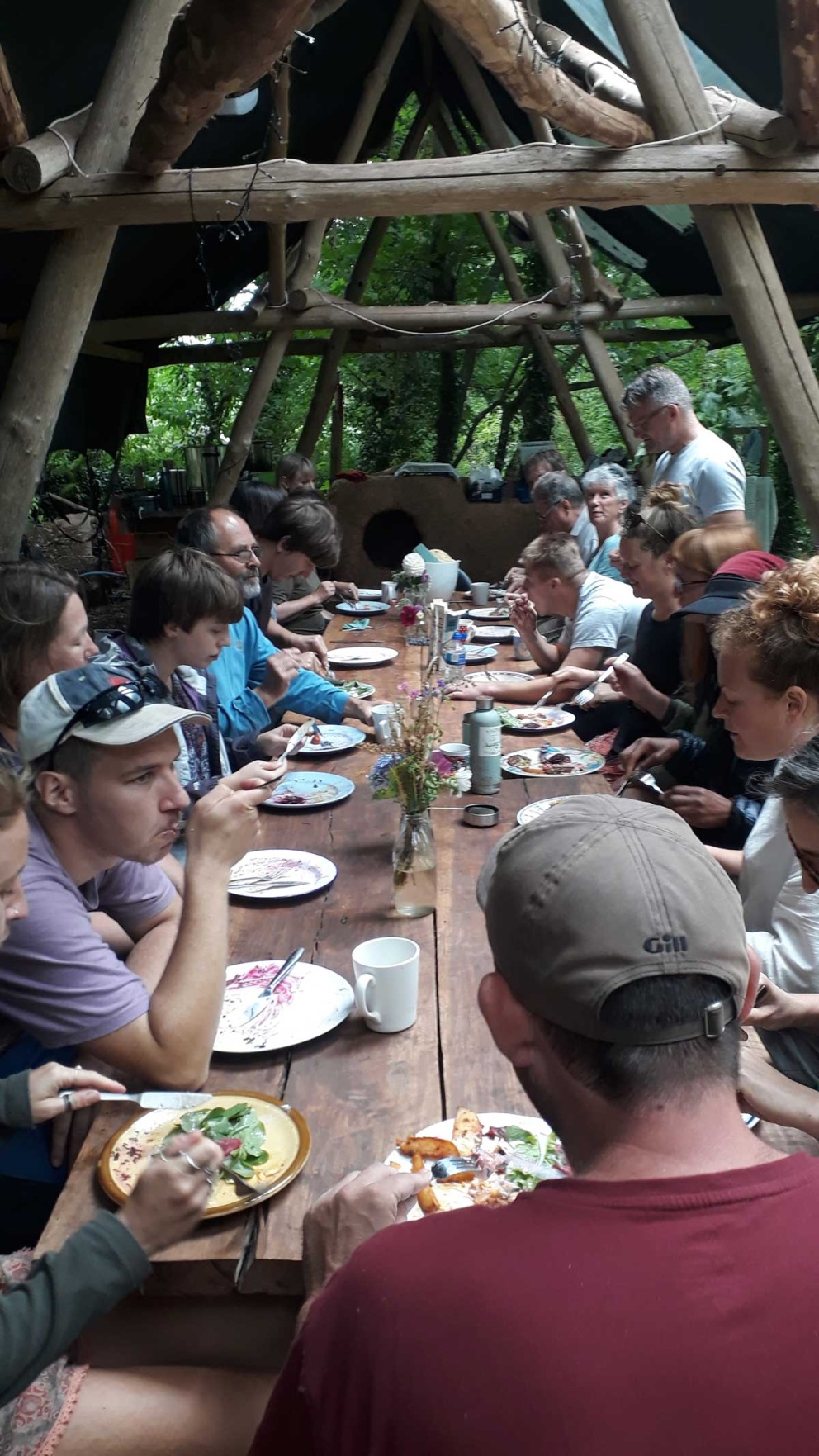 Harvest feast for volunteers, 2019