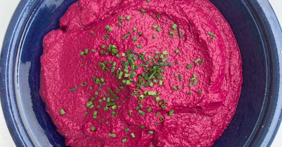 Beetroot Borani dip