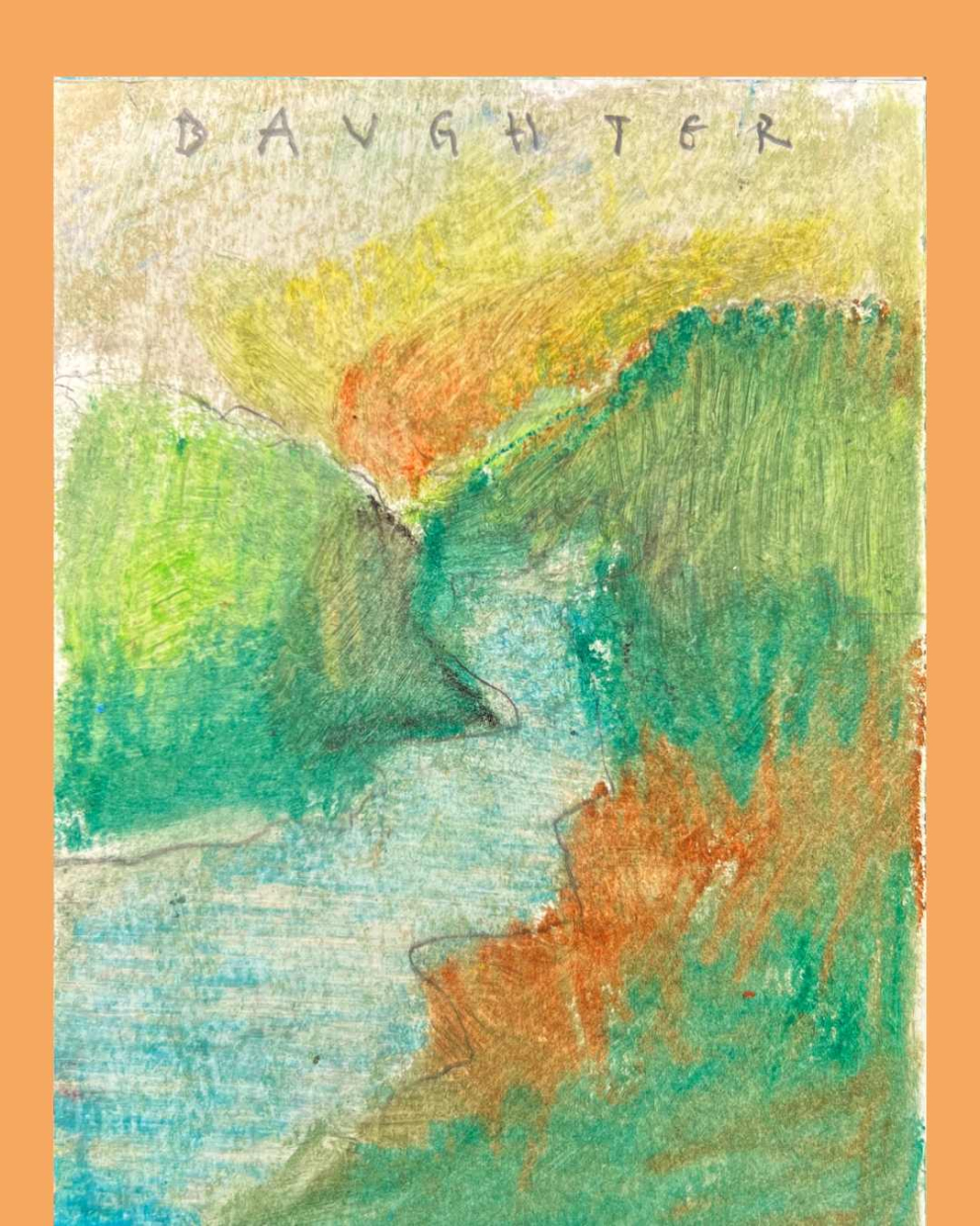 Art inspired by staying at The Barn retreat centre at The Sharpham Trust