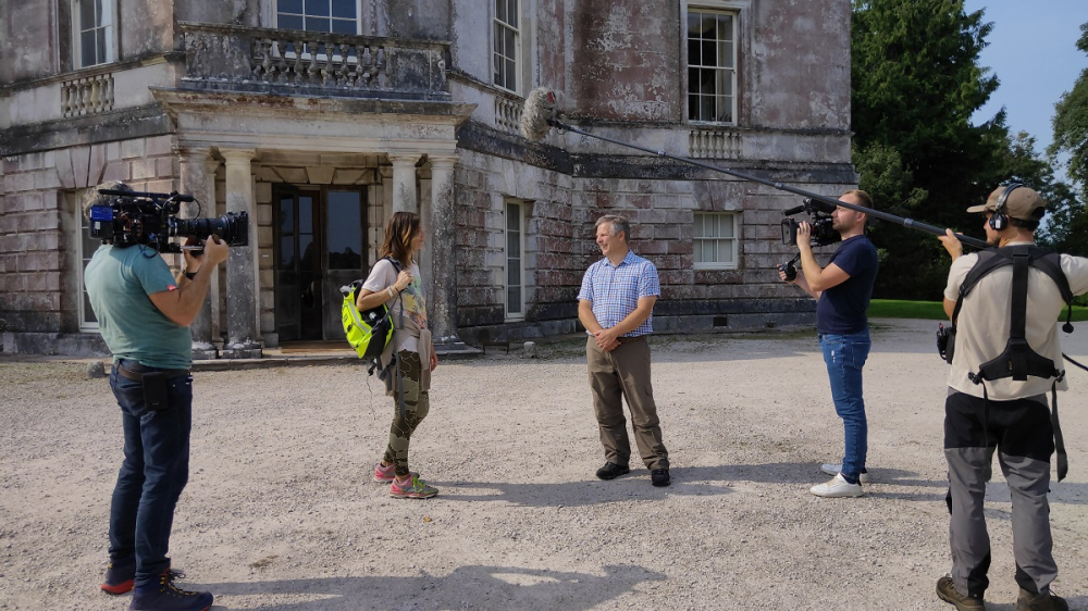Julia Bradbury at Sharpham