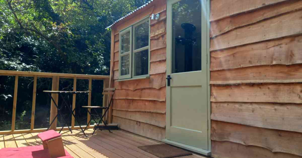 The Hermitage solo solitary retreat venue at The Sharpham Trust - exterior