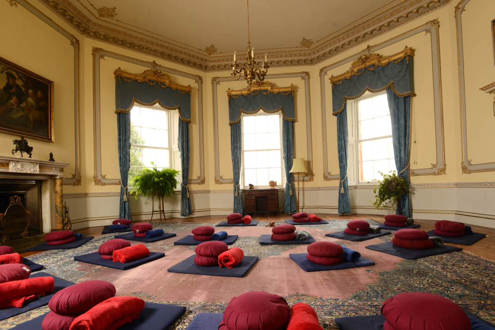 The Octagonal Room at Sharpham House