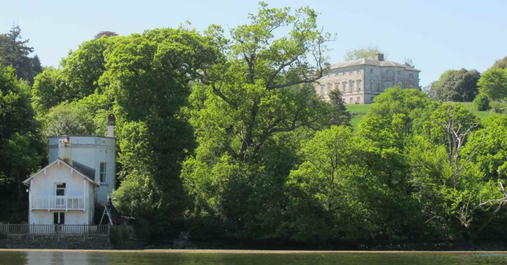 The Bathing House, built at the same time as Sharpham House