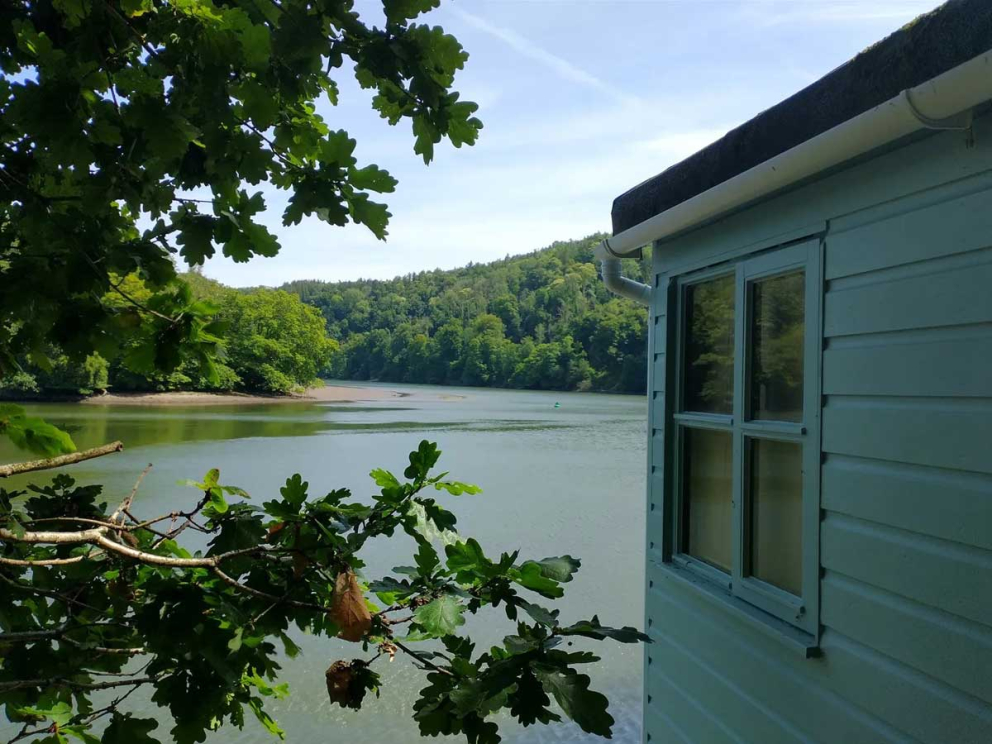 You'll overlook the River Dart from The Boat House at Sharpham