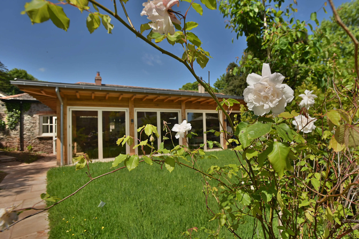 The Coach House Exterior at Sharpham